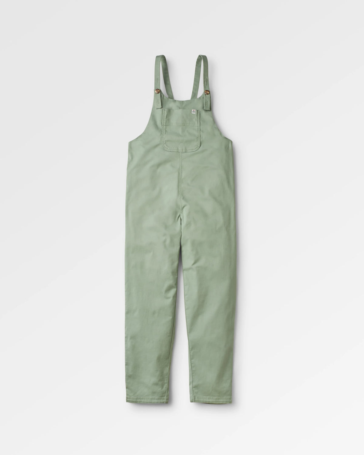 Meadows Cotton Dungarees - Pistachio - Flatlay
