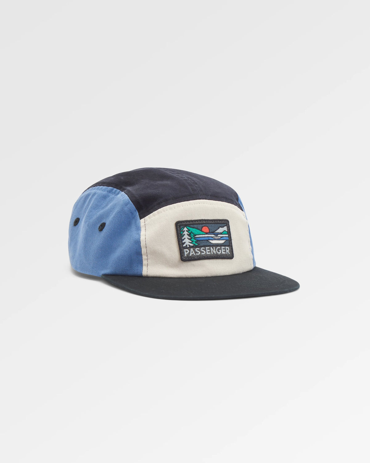 Roamer 5 Panel Cap - Charcoal Multi - Flatlay