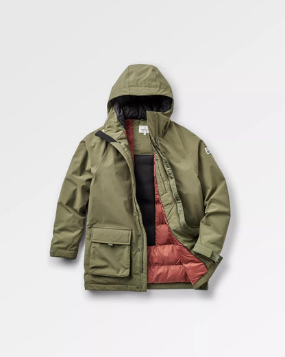 Baltic Insulated Jacket - Khaki - Flatlay