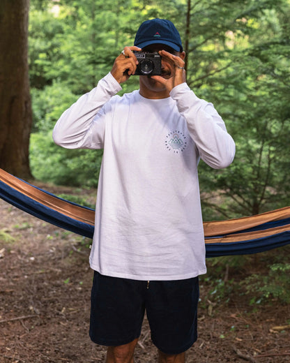 Escapism LS T-Shirt - White - Lifestyle