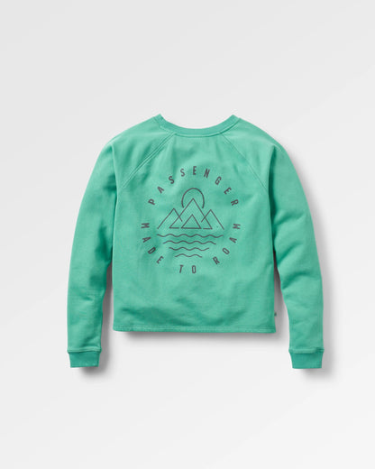 Remote Sweatshirt - Green Spruce - Flatlay