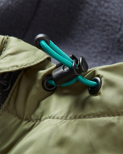 Dusk Insulated Anorak - Dusty Olive - Flatlay