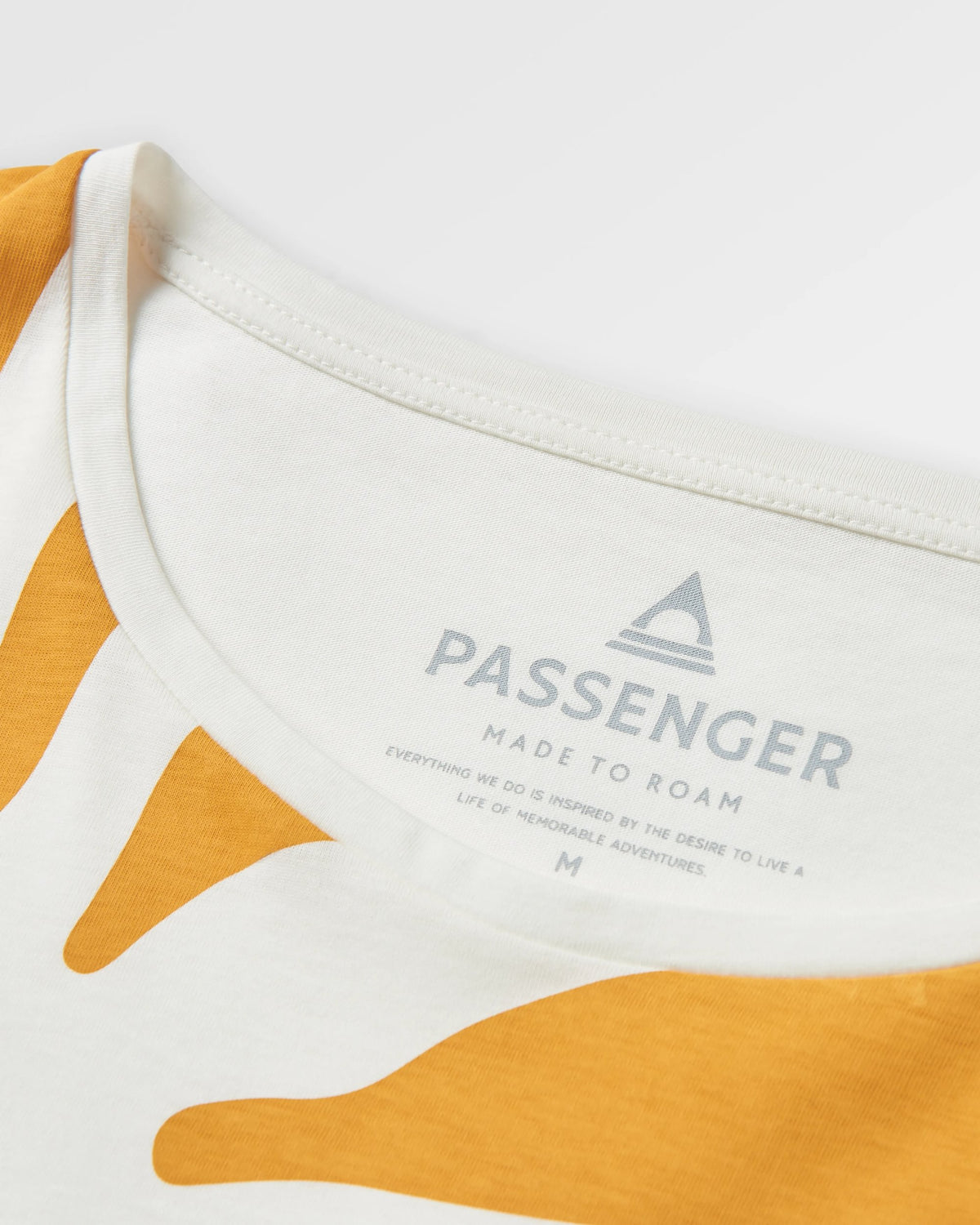 Sunsets Cotton LS T-Shirt - Marshmallow - Flatlay