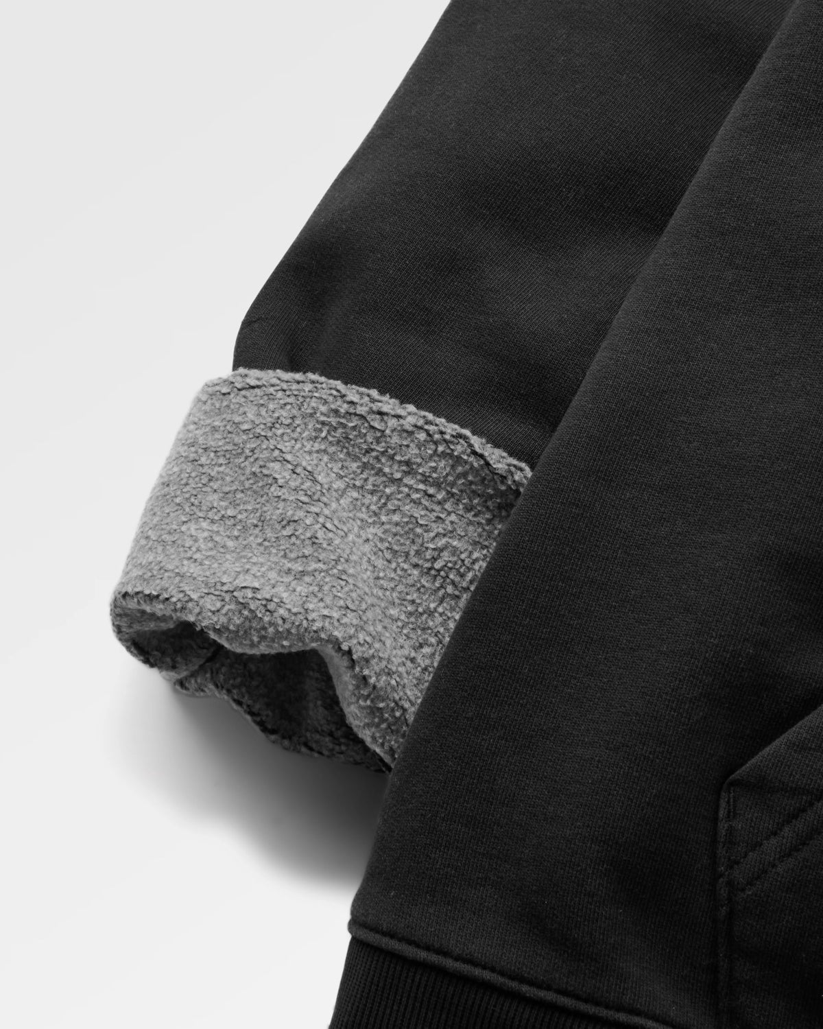 Vita Relaxed Fit Hoodie - Black - Flatlay