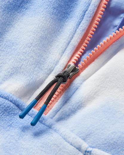 Sorrel Polar Fleece - Tie Dye Cornflower - Flatlay