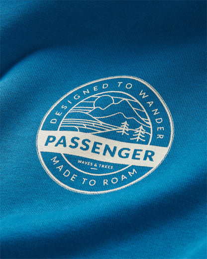 Odyssey Hoodie - Blue Steel - Flatlay