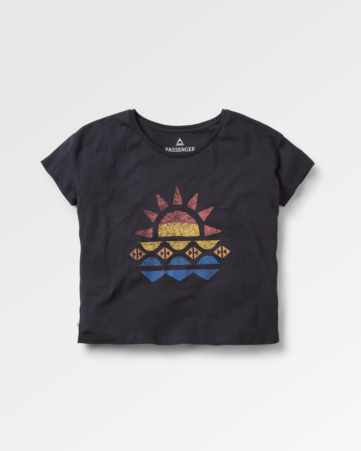 Sunray T-Shirt - Black - Flatlay