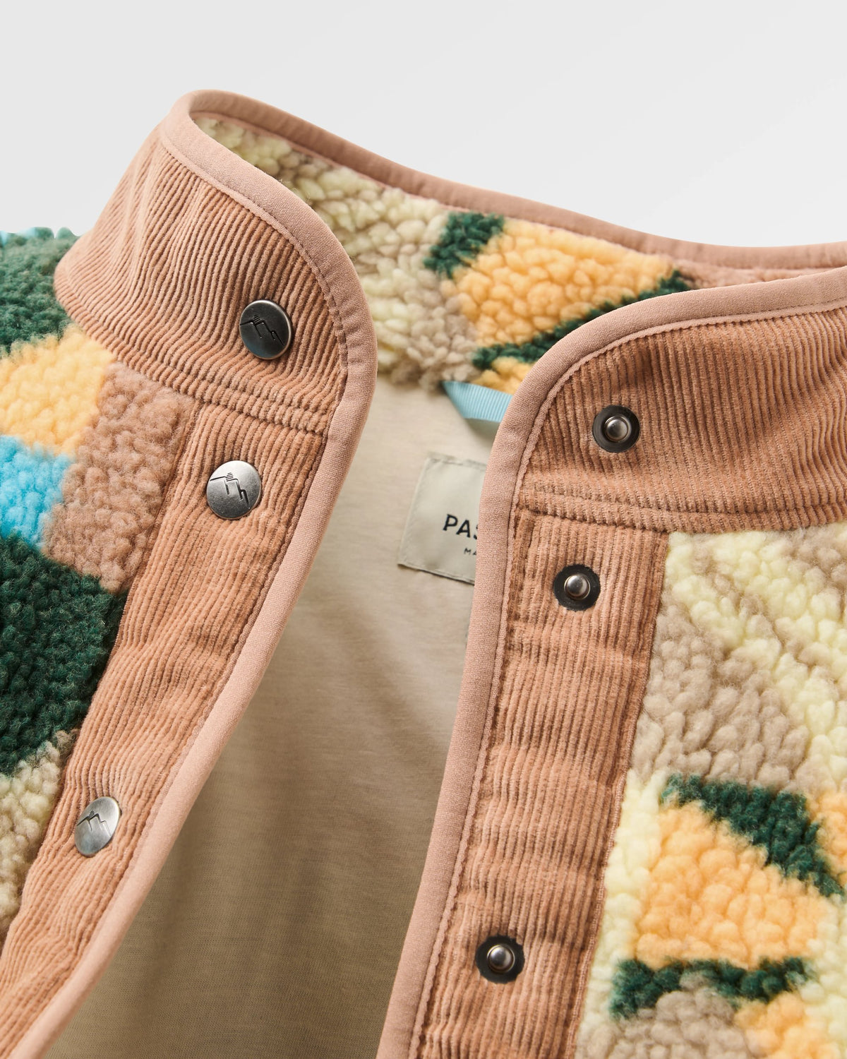 Clover Sherpa Fleece - Sun Patch Simply Taupe - Flatlay