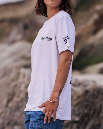Float Oversized T-Shirt - White - Lifestyle