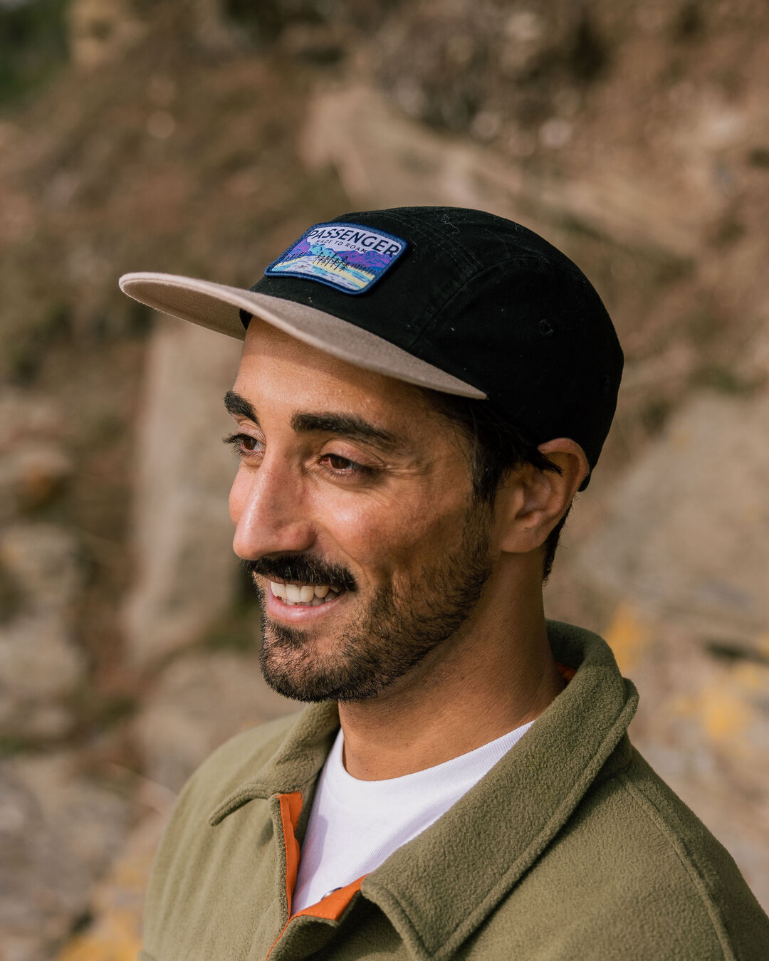 Love The Wild 5 Panel Cap - Black - Lifestyle - Male