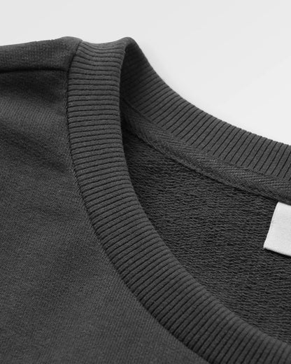 Phoenix Oversized Sweatshirt - Black - Flatlay