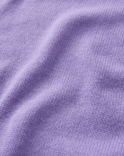 Grace Knitted Jumper - Retro Purple - Flatlay