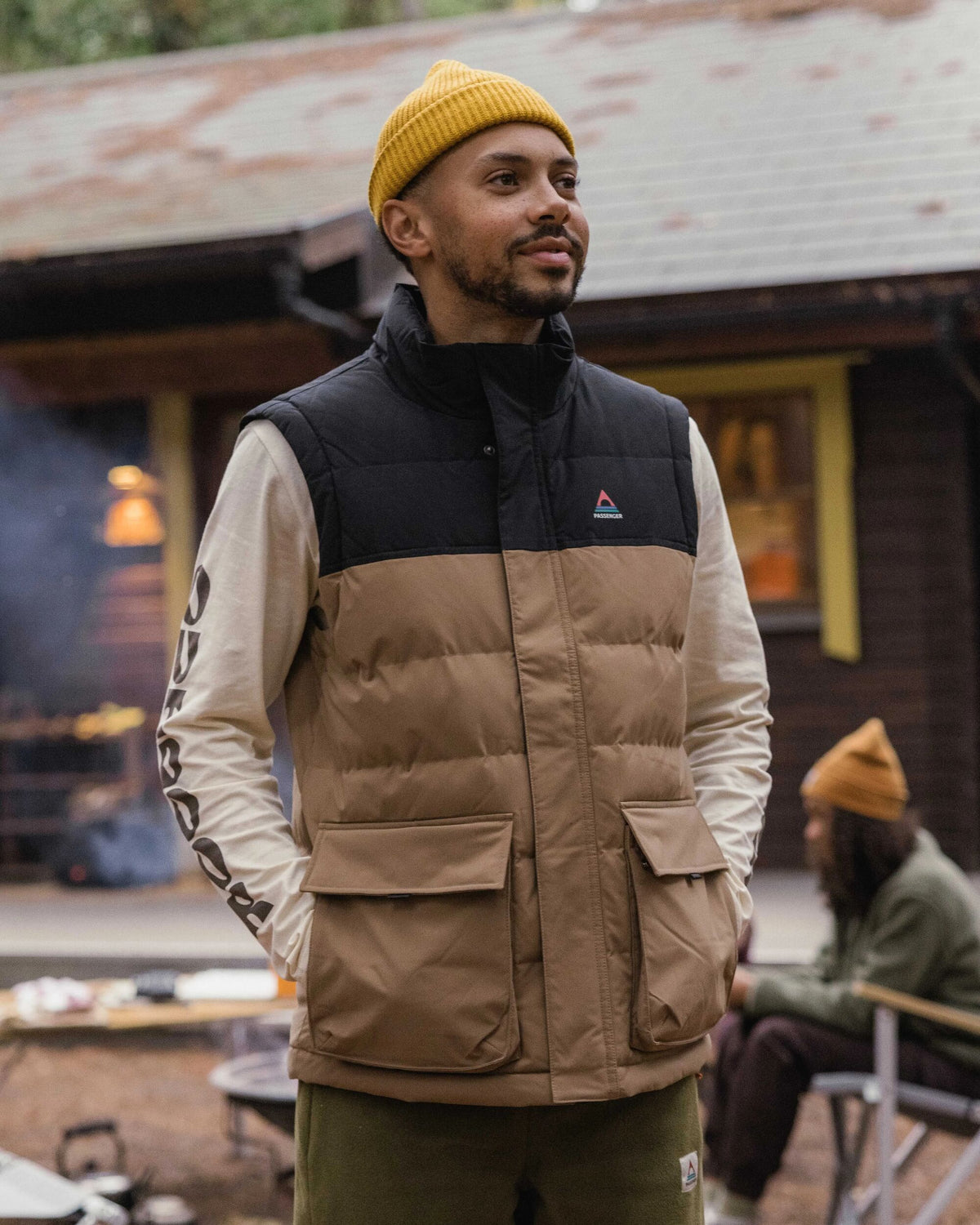 Baltic Insulated Gilet - Caramel/Black - Lifestyle