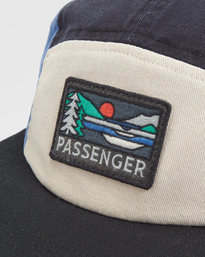 Roamer 5 Panel Cap - Charcoal Multi - Flatlay