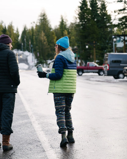 Northstar Down Jacket -  Rich Navy/Pear Green/Arctic - Lifestyle