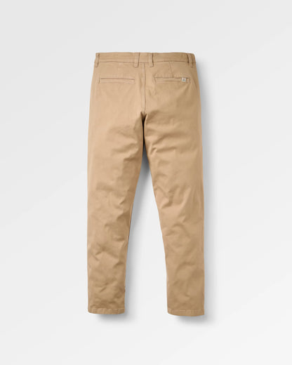 365 Cotton Trouser - Chinchilla Brown - Flatlay