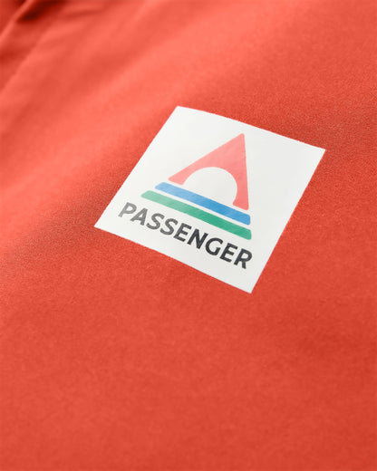 Five Element Waterproof Jacket - Red Ochre - Flatlay