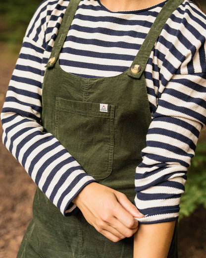 Meadows Cotton Corduroy Dungarees - Fir Tree - Lifestyle