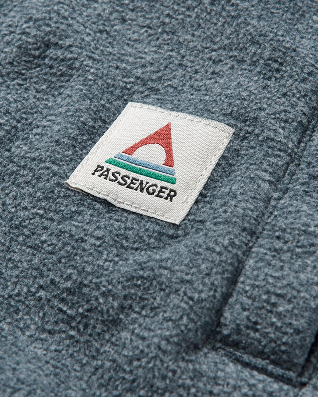 Maple Polar Fleece Shirt - Navy Marl - Flatlay