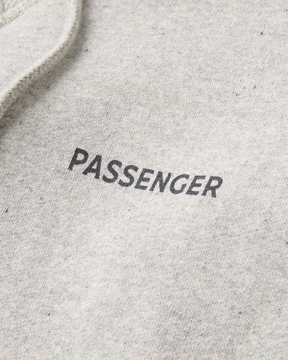 Roamer Hoodie - Grey Marl - Flatlay