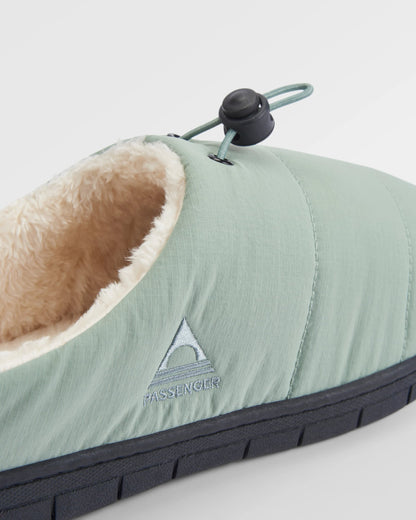 Step Out Women's Fleece Lined Slipper - Pistachio - Flatlay