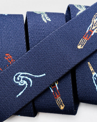 Arcade Belts Save the Waves - Navy - Flatlay