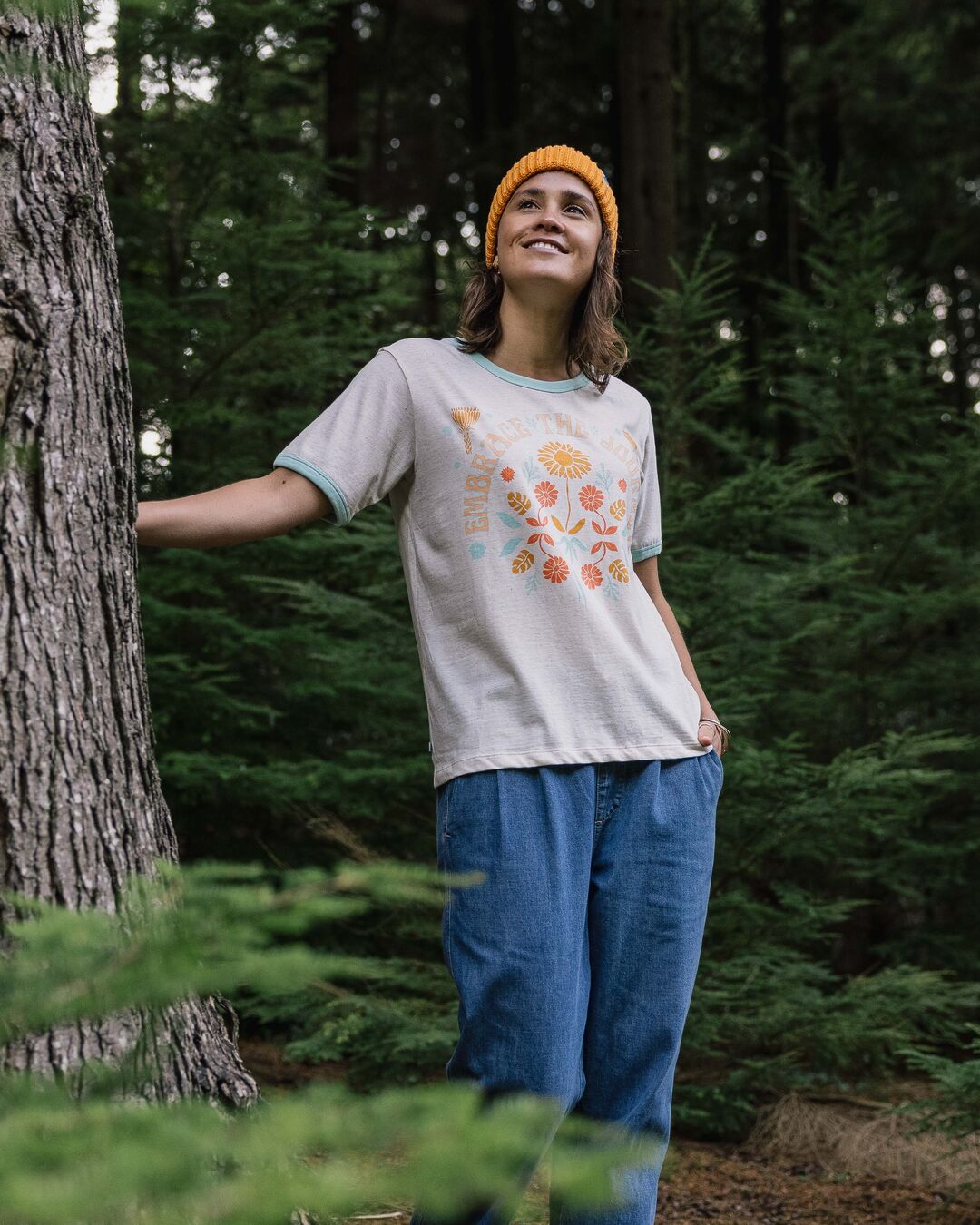 Rio Ringer T-Shirt - Milky Marl - Lifestyle