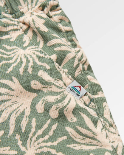Santosa Cotton Cord Short - Seaweed Pistachio - Flatlay