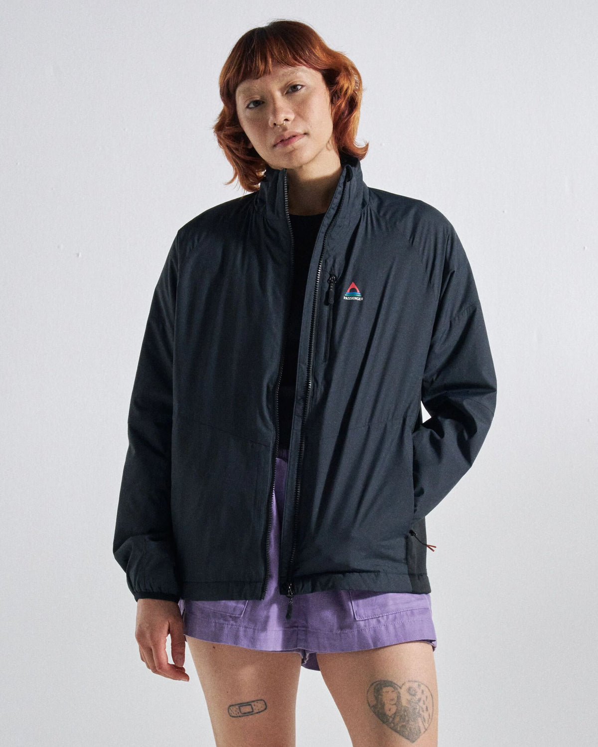 Shasta Lightweight Thermore® Hoodless Jacket - Black - Studio Model