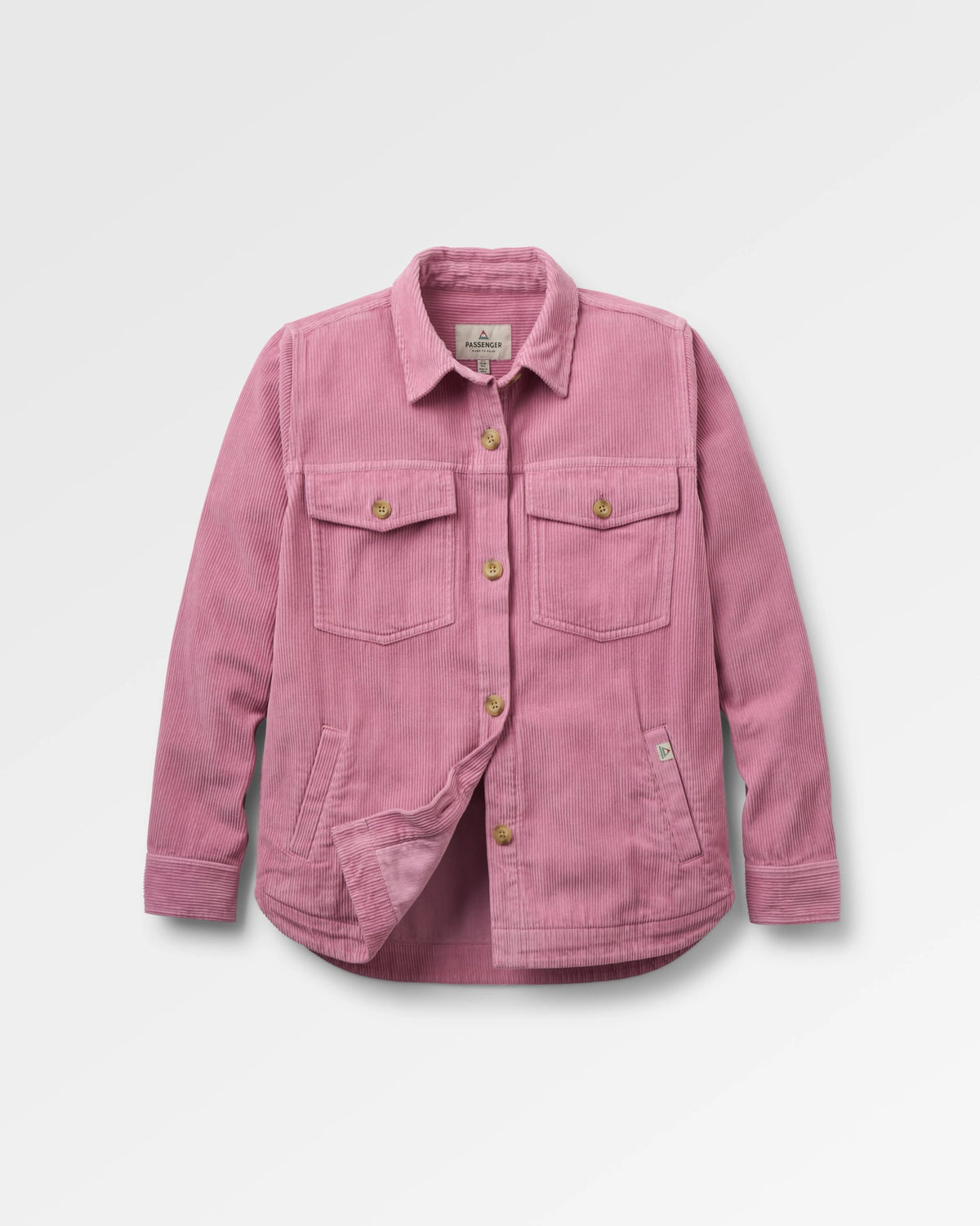 Stella Cord LS Shirt - Pink Haze - Flatlay