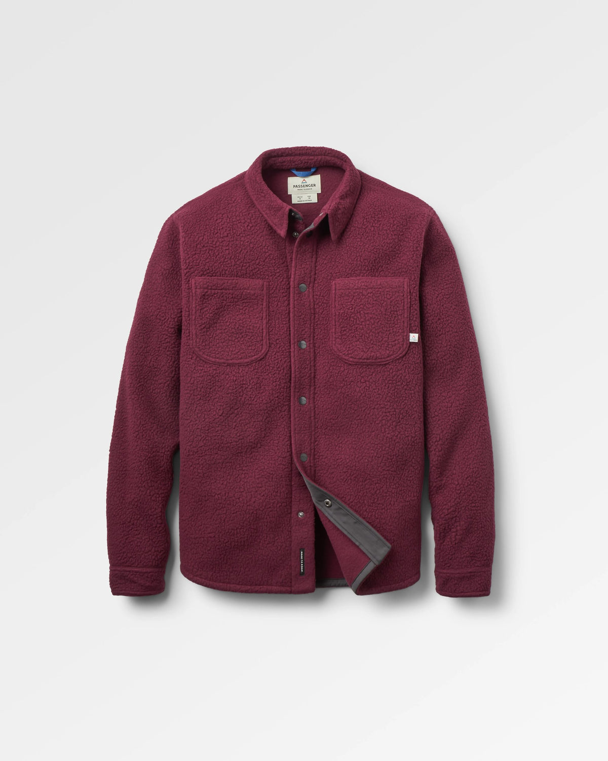 Backcountry Sherpa Fleece Shirt - Fig - Flatlay
