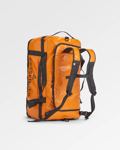 Roamer 60L Duffel Bag - Sunrise Orange - Flatlay