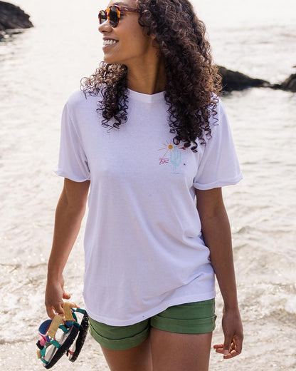 Arabica Oversized T-Shirt - White - Lifestyle