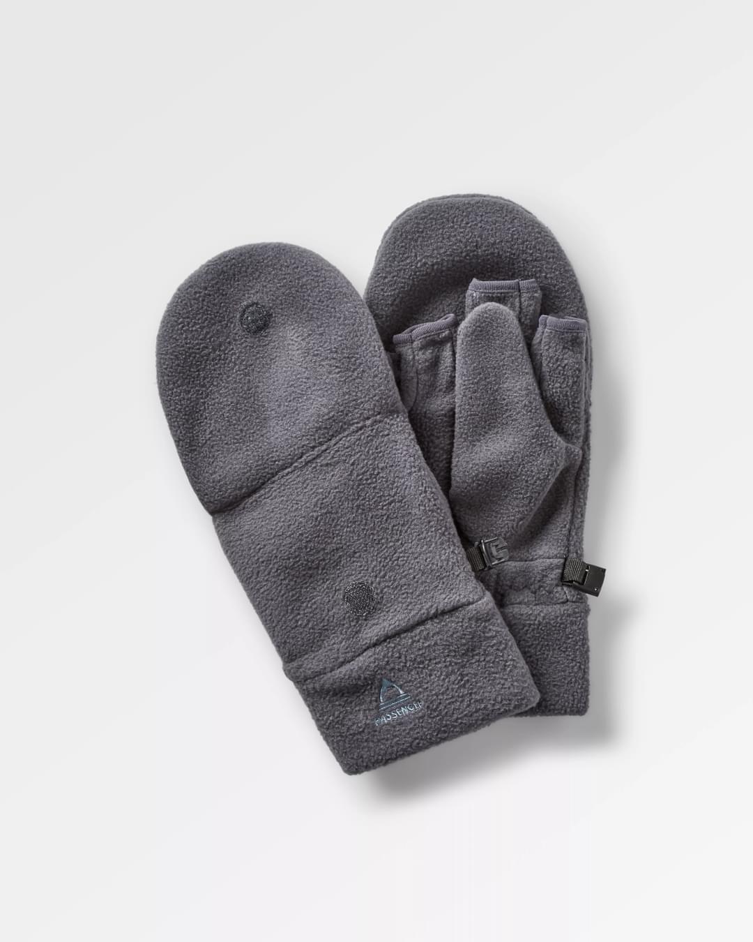 Stem Polar Convertible Mittens - Charcoal - Flatlay