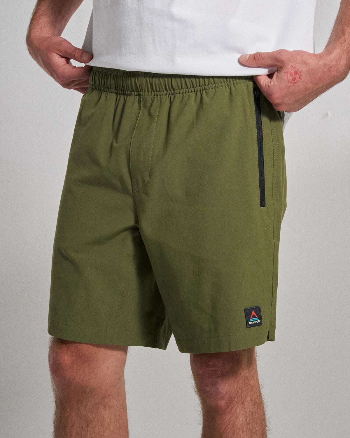 Traveller All-Purpose Short - Khaki - Studio Model