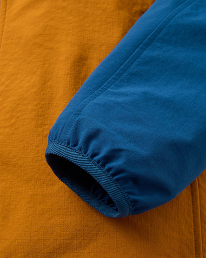 Trailscape Women's Lightweight Softshell Jacket - Blue Navy/Retro Orange - Flatlay