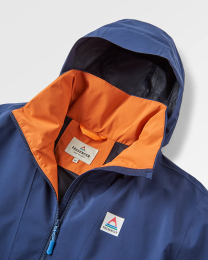 Diablo Waterproof Anorak - Rich Navy - Flatlay