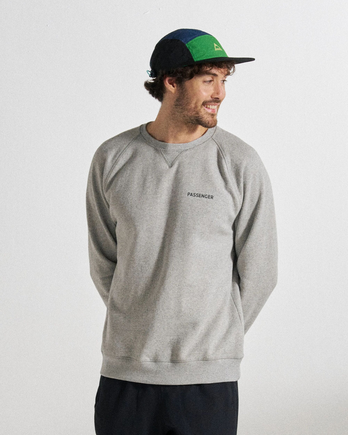 Roamer Men's Sweatshirt - Grey Marl - Studio Model