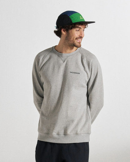 Roamer Men's Sweatshirt - Grey Marl - Studio Model