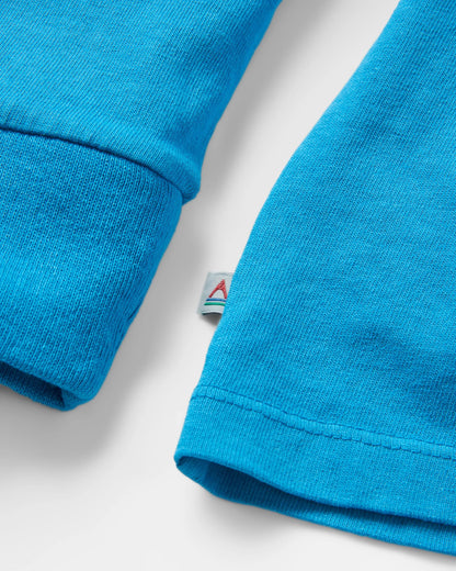 Breathe  LS T-Shirt - Atlantic Blue - Flatlay