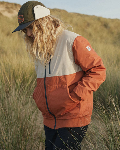 Finn Polar Fleece Lined Jacket - Baked Clay - Lifestyle