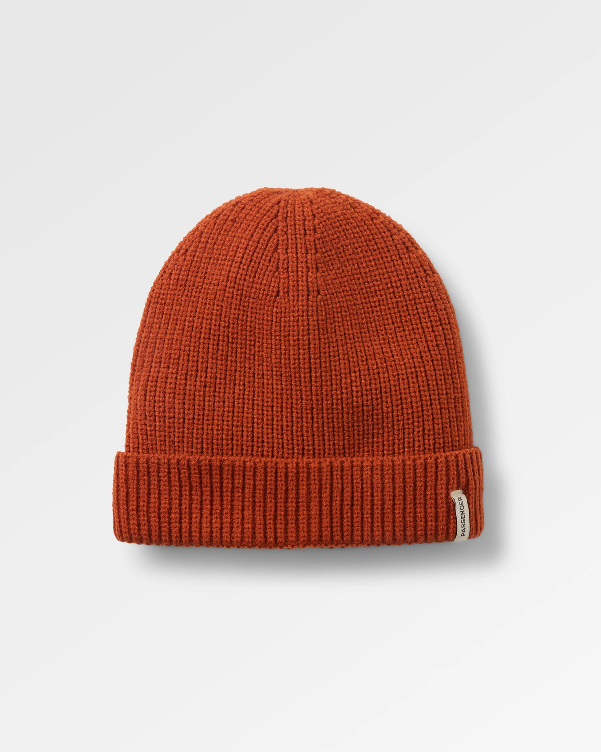 Compass Beanie - Dark Rust - Flatlay