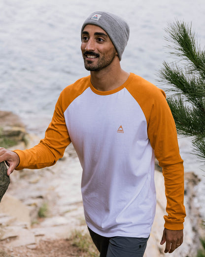 Purpose LS T-Shirt - Sunrise Orange/White - Lifestyle