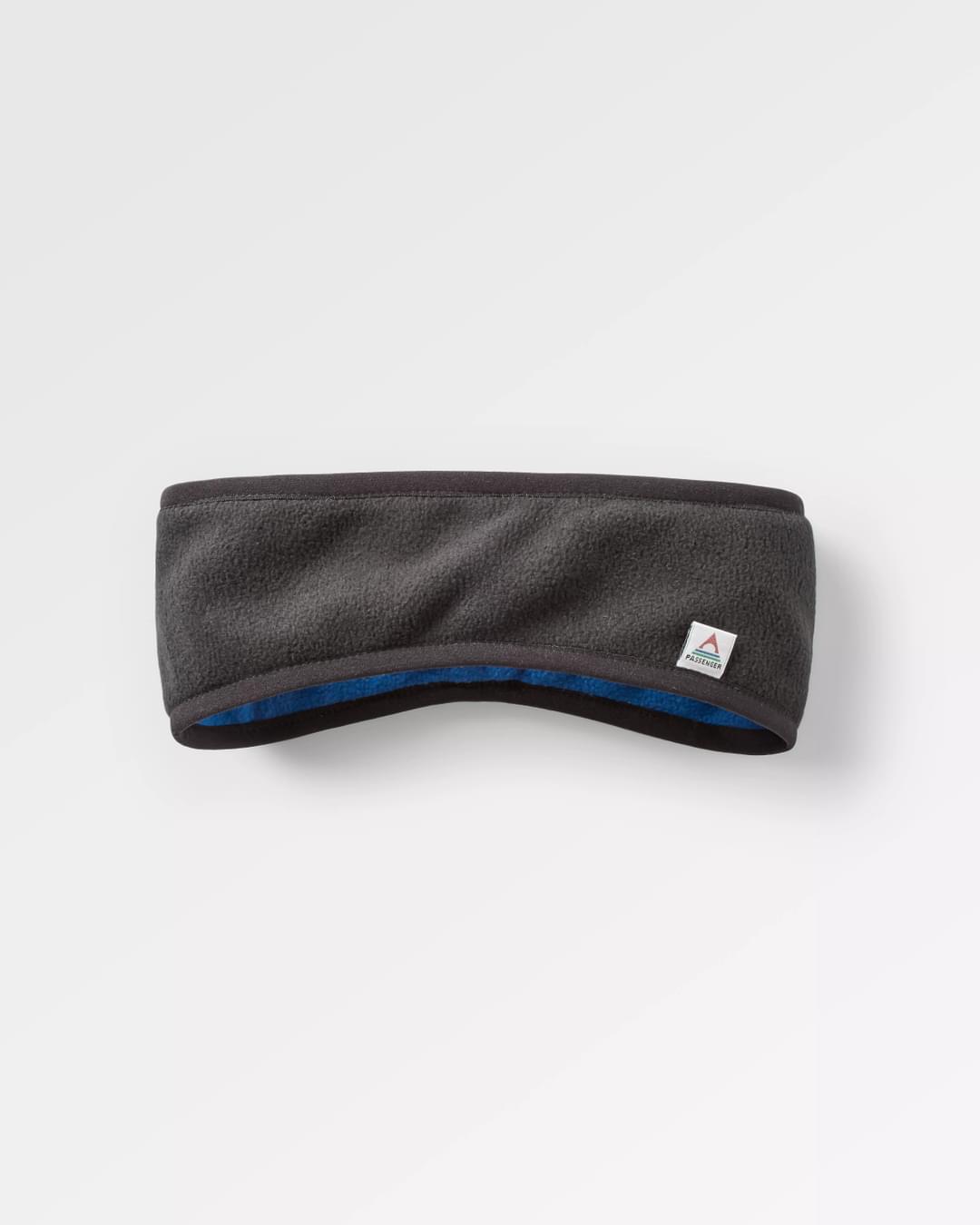 Larch Polar Fleece Headband - Black - Flatlay