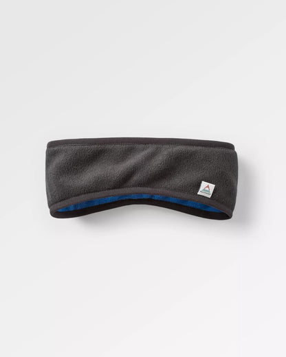 Larch Polar Fleece Headband - Black - Flatlay