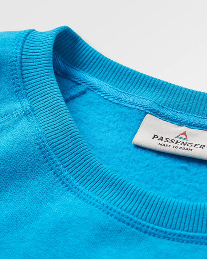 Sunburst Sweatshirt - Blue Pool - Flatlay