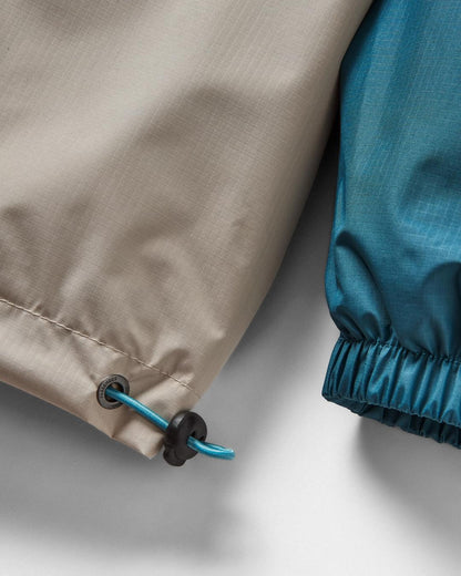 Eden Oversized Water Resistant Jacket - Feather - Flatlay