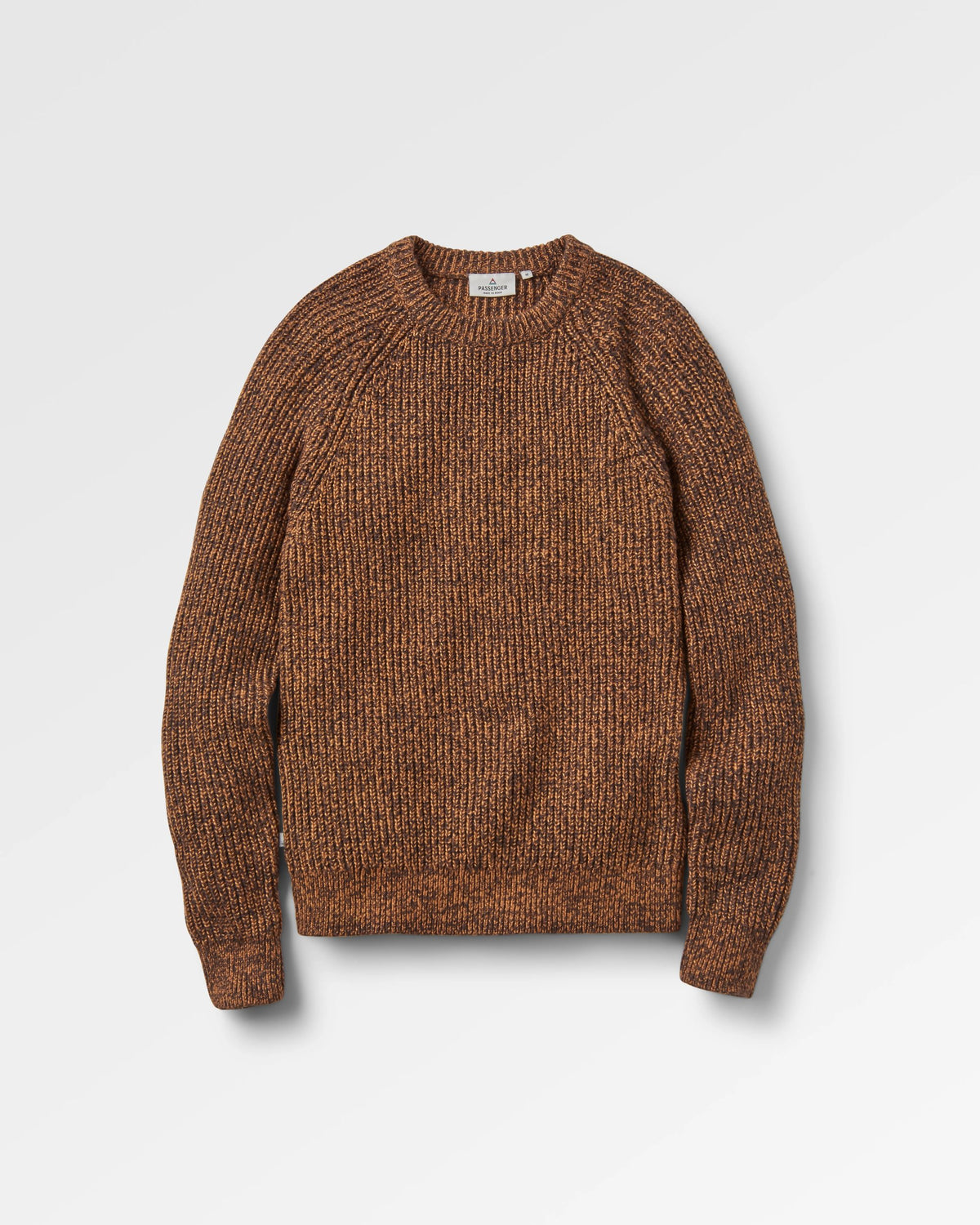 Fog Knitted Jumper - Dusty Ochre - Flatlay