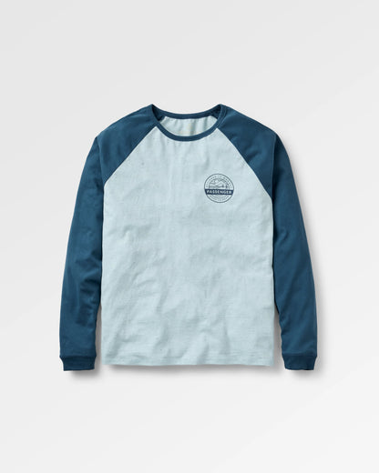 Odyssey Raglan LS T-Shirt - Ice Blue - Flatlay