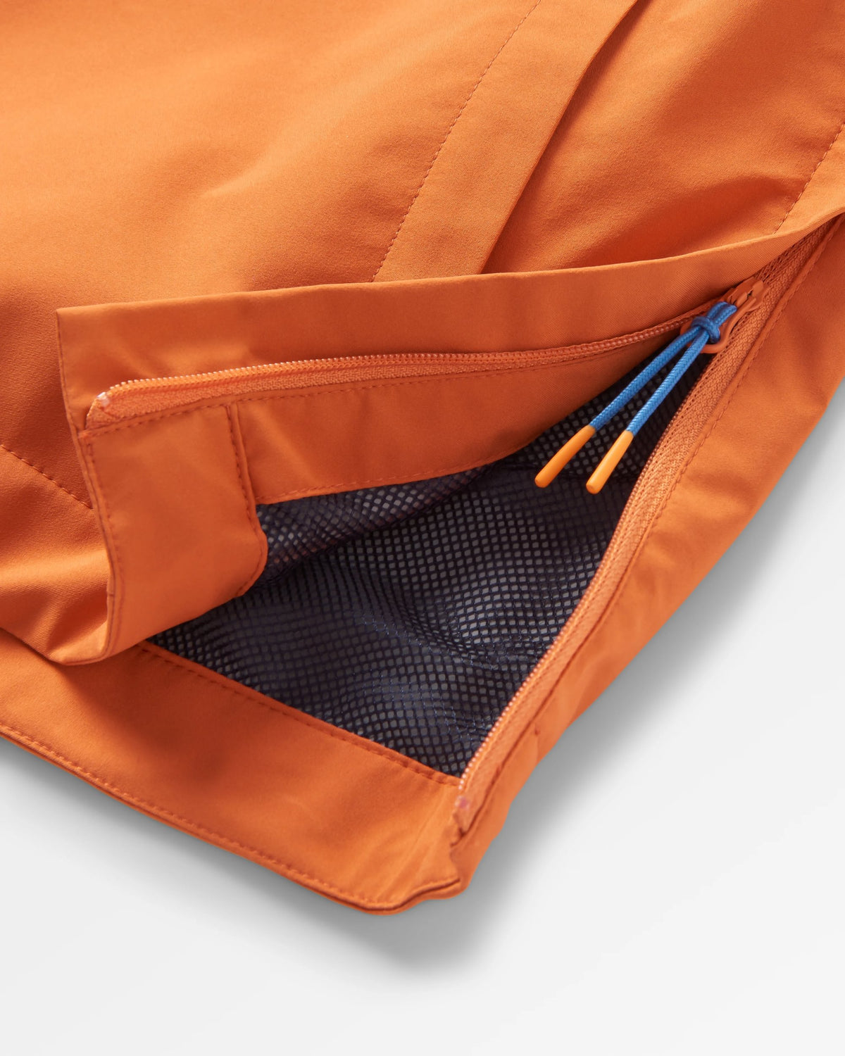 Skyline Waterproof Anorak - Burnt Orange/Birch - Flatlay
